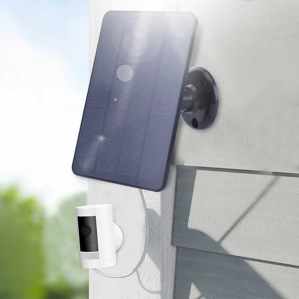Solar Panel For Ring-Spotlight Camera Battery,Ring-Stick Up Camera