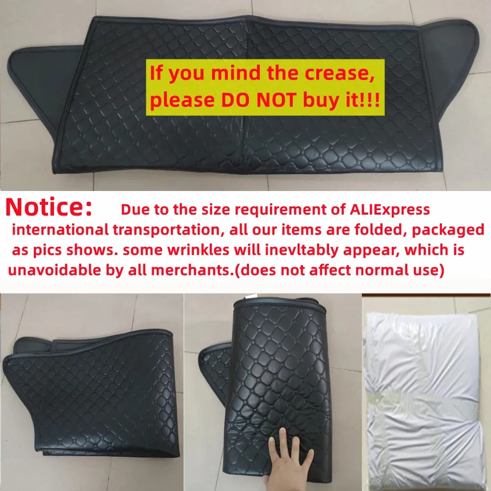 Actkill Cargo Mat & Backrest Mats Compatible With 2017-2024 2025 Audi Q7 - TPE All - View #9