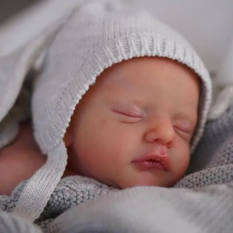 Reborn Silicone Doll Kit: 19 Inch Unassembled Baby Doll With