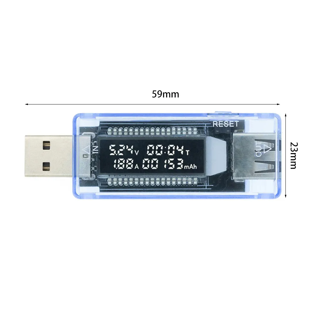 USB Tester Eter, USB C Power Eter, Current Eter, 2-in-1 Digital - Foto 10