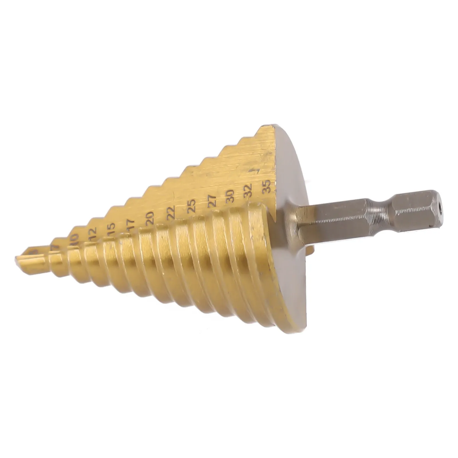 DHgate.com:5-35MM HSS Steel Step Drill Bit - Straight Groove Coated ...