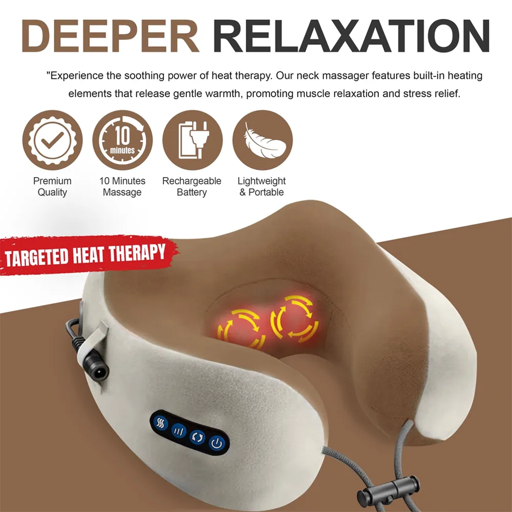 wireless vibration sensor for motors HoMedics Pro Therapy Hand-Held Vibration Neck Massager with Heat main image 1