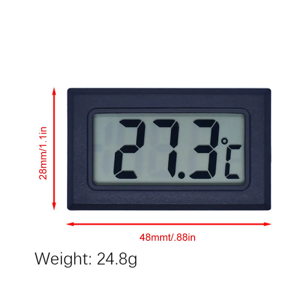 TPM 10 Digital Temperature Sensors Mini Portable LCD Thermometer For ...