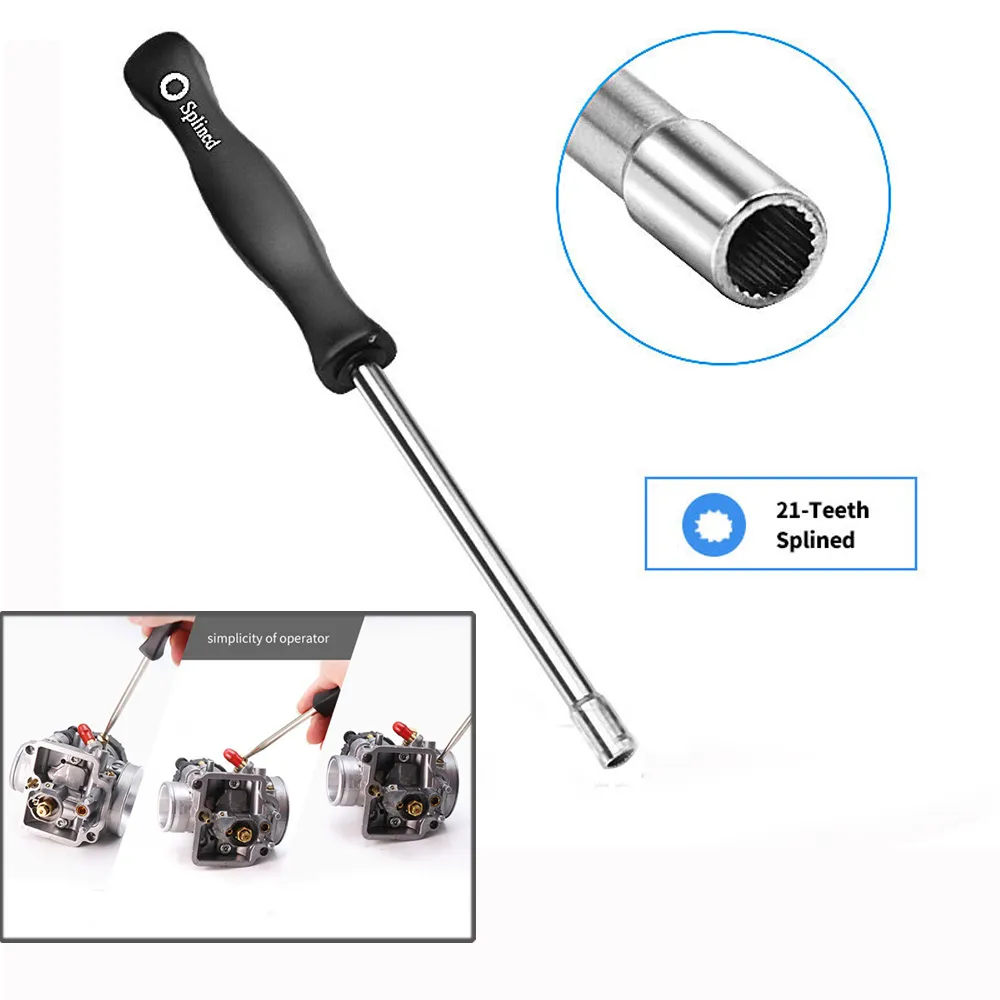 21-Teeth Splined Carburetor Adjustment Tool – 2 Cycle Engine Screwdriver, Made In USA
