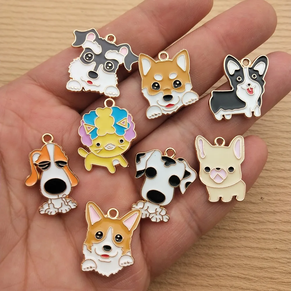 30pcs Antique Tibetan Silver Animal Charms - Alloy Dog Paw Charm Pendants For Jewelry Making