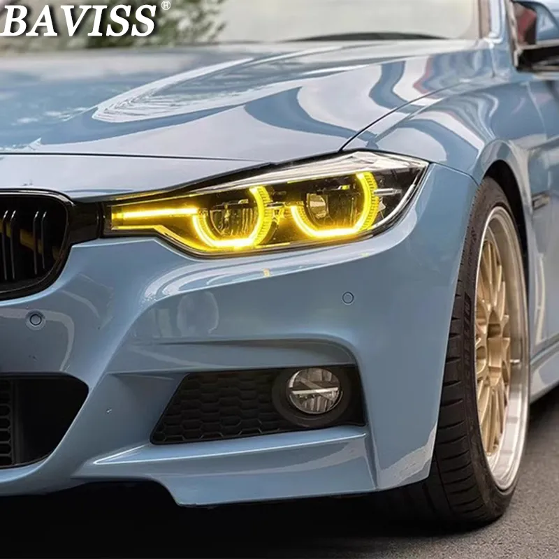 LED Daytime Running Small Led Lights For BMW 3 Series F30 LCI 3 F31 Bright Yellow Angel Eyes Headlight From Ddmysmile 64.47 DHgate.Com