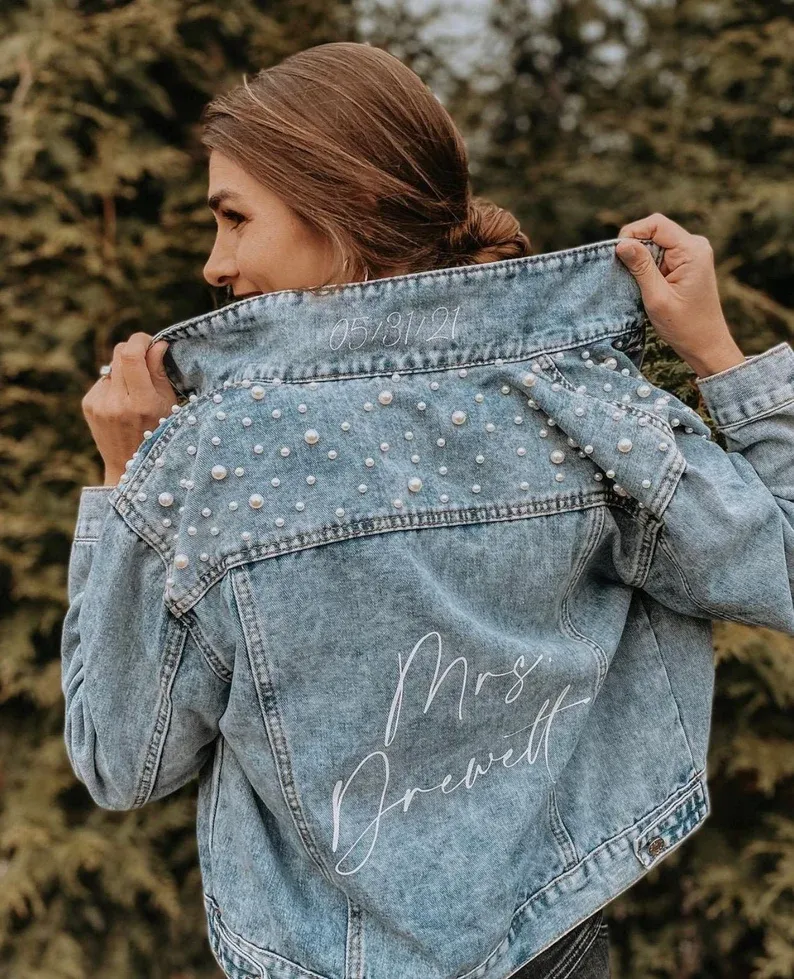 Mrs denim jacket hot sale