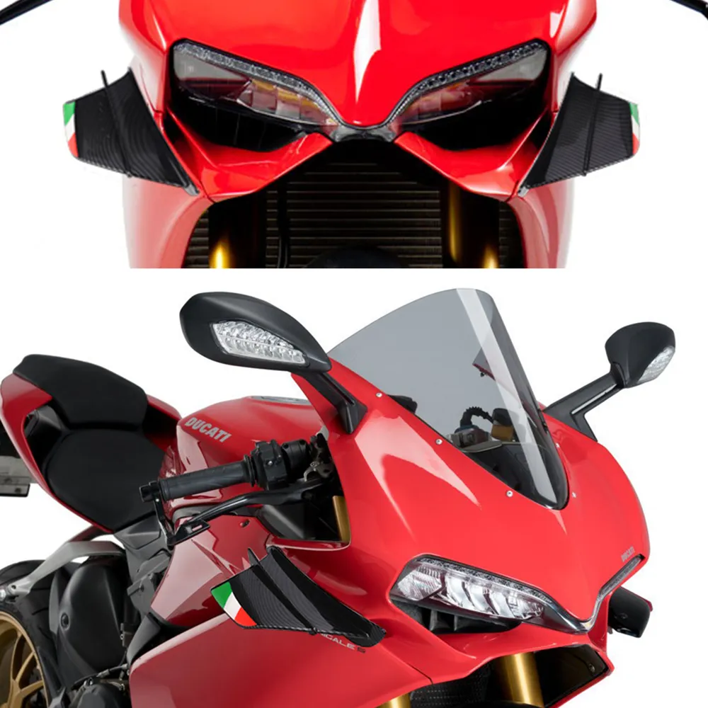 DHgate.com:2024Motorcycle Black Aerodynamic Winglet Kit