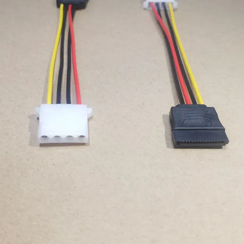 SATA Power Cord 4P Hard Disk Cable for Computer and