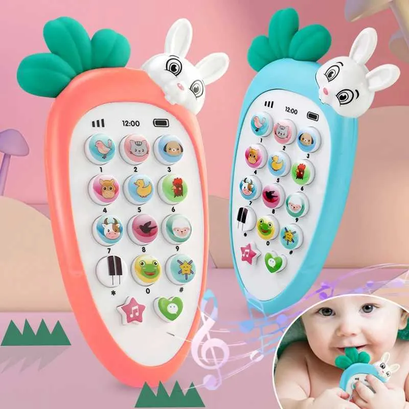 Interactive Toy Rabbit Phone: Musical Simulation Carrot Design