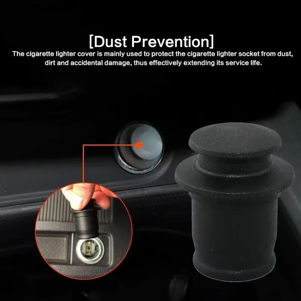cigarette lighter cover cap Unique Bargains Universal Car Plug Replacement Accessories Button Lighters 12V 2 Pcs OE items Car Cigarette Lighter Power Outlet