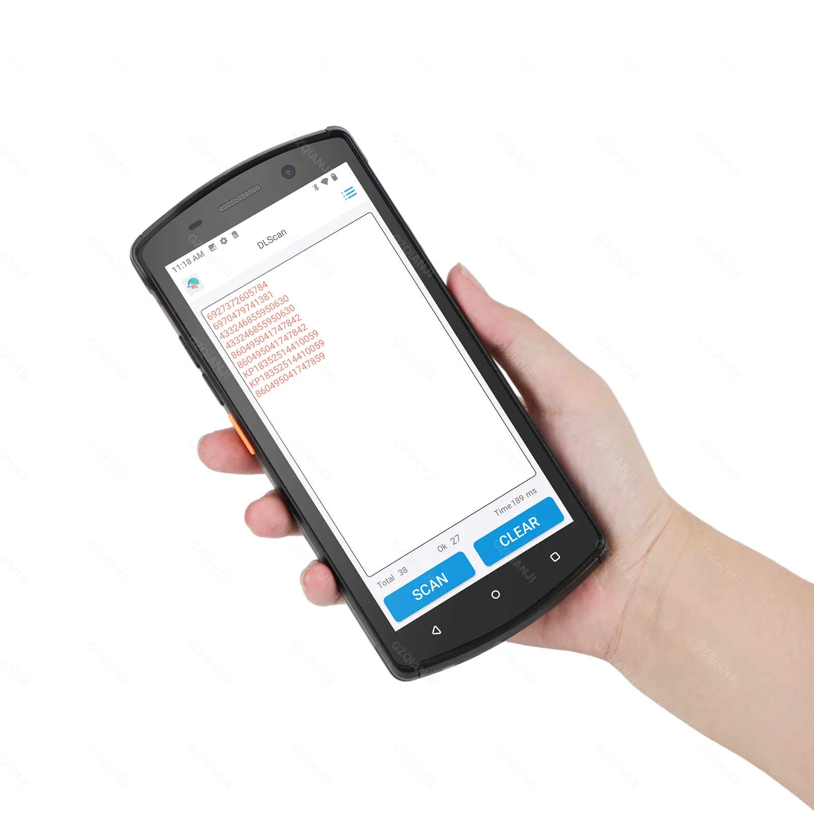 4G Android PDA: 4GB+64GB, 2D Scanner, NFC Reader, Rugged Touchscreen ...