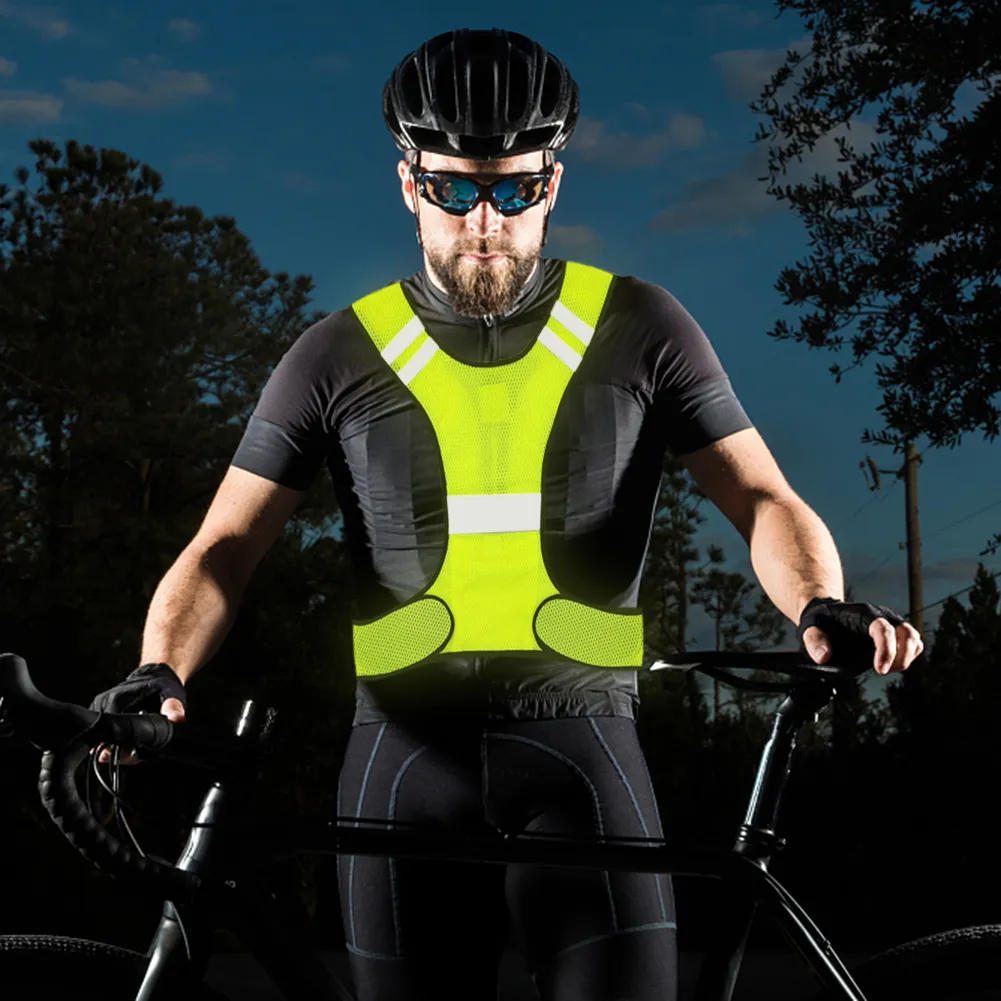 Motorcycle Gear GoxRunx Reflective Safety Vest High Visibility