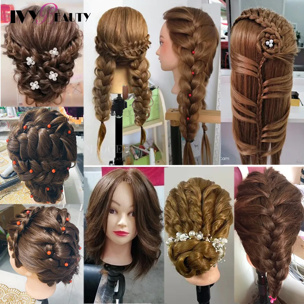 80cm Synthetic Curly Hair Practice Head Doll For Hairdresser Hairstyles And Braiding Training From Homepro2 30.31 DHgate.Com