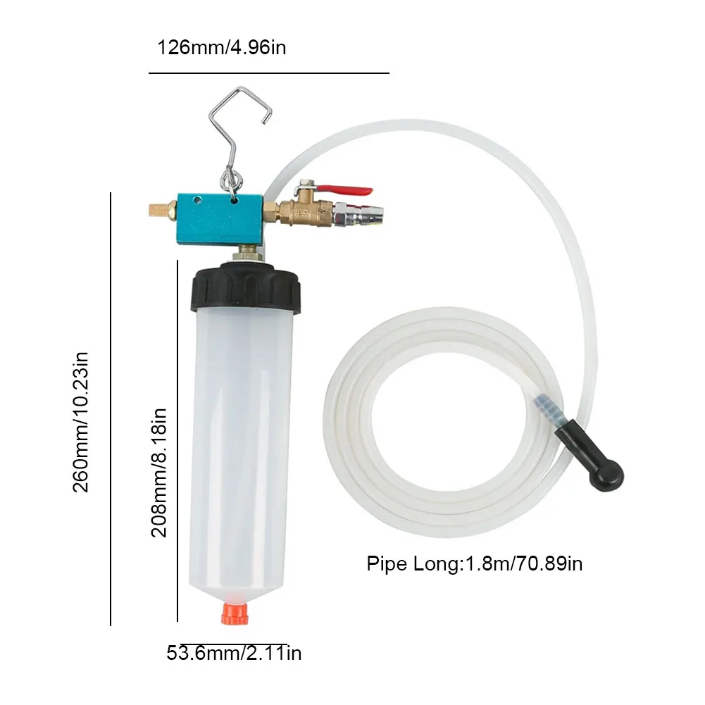 Brake Bleeder Check Valve Motorcycle Brake Bleeder Kit Hydraulic Brake Bleed Hose One Way Check Valve Tube Bleeding Tool Kit For Motorcycle Clutch Harbor Freight