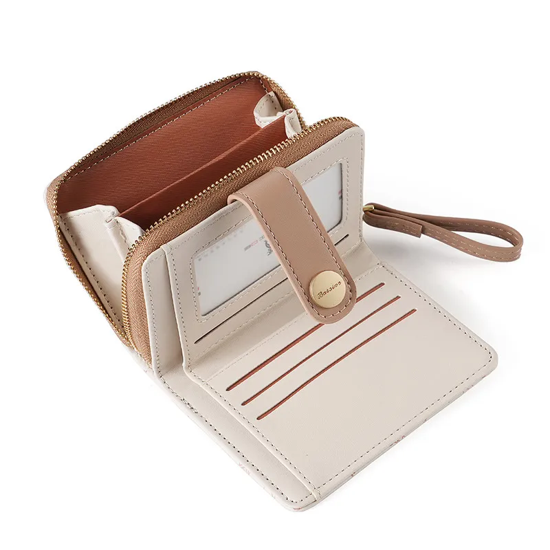Japanese Cute Cat Girls Wallet Short Student Id Bank Card Holder Money Bag Zipper Wallets For Women Key Storage Purse From 8 46 DHgate
