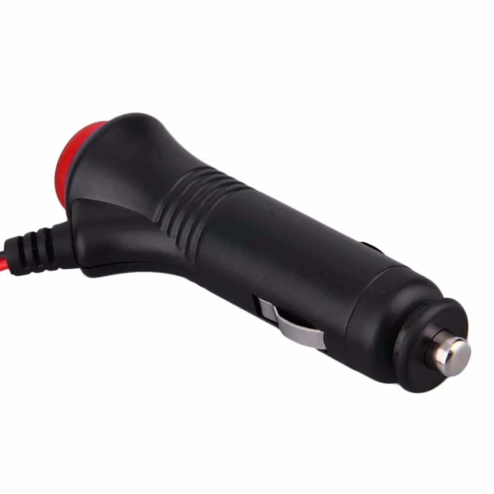 wholesale Kebidumei Universal 1.5m Cable Car Cigarette Lighter Socket Plug  Connector 1.5 meter 12V 24V DIY Accessory With ON/OFF Button