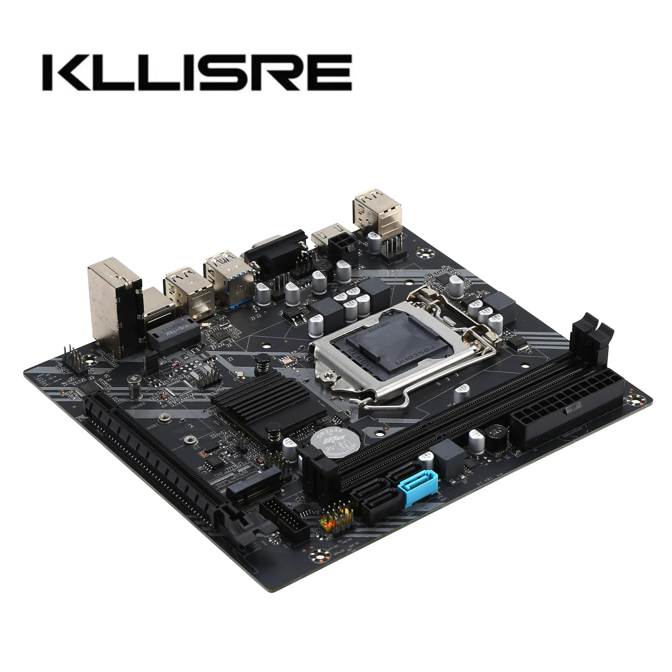 Kllisre B75 desktop motherboard kit with Core i7 3770 2 x 8GB = 16GB 1600MHz DDR3 support M.2 NVME USB 3.0 SATA3.0 ddr3 memory