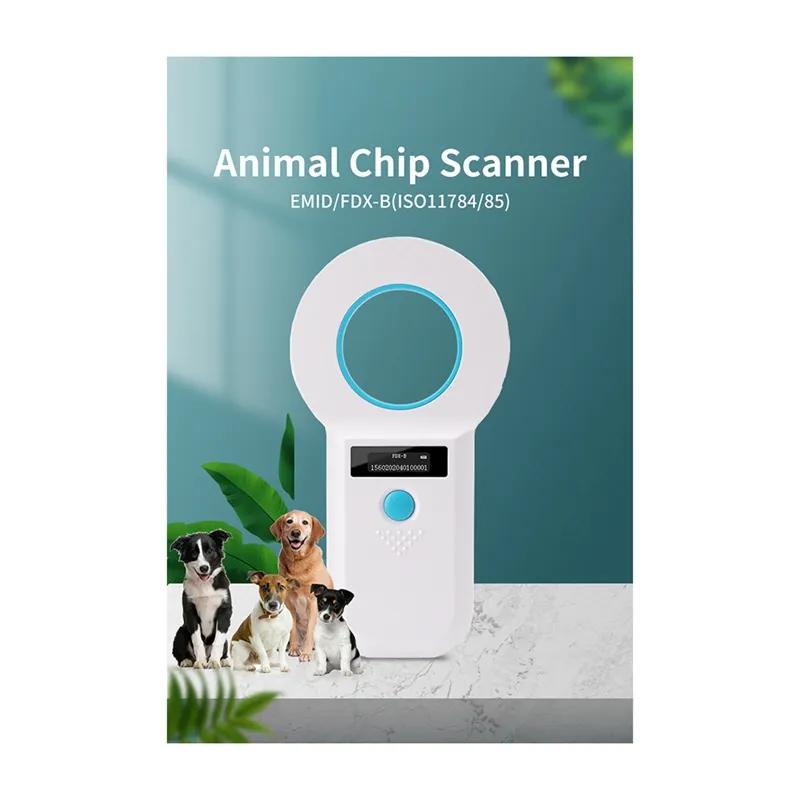 2Khz Handheld RFID Microchip Reader Scanner for Pet Animals Dog