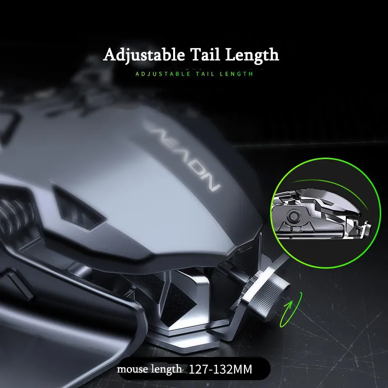 Mechanical Metal Gaming Mouse Ergonomic RGB Backlit... From Ddmyday ...