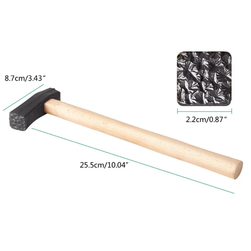 thumbnail image 2 of 1-1/4 Inch German Style Chasing Hammer – Metal Forming Jewelry Tool By PMC Supplies 2 of 4