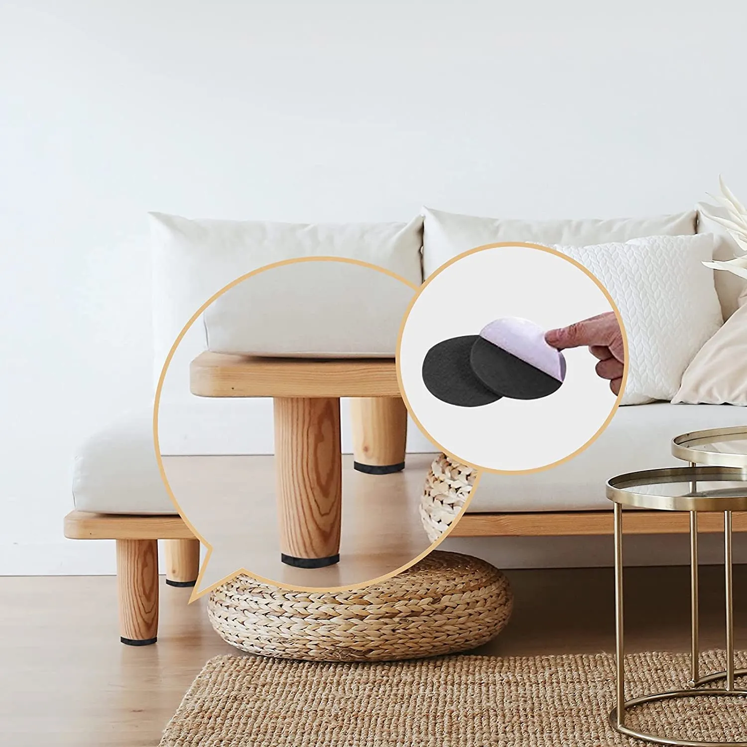 Felt for table legs sale
