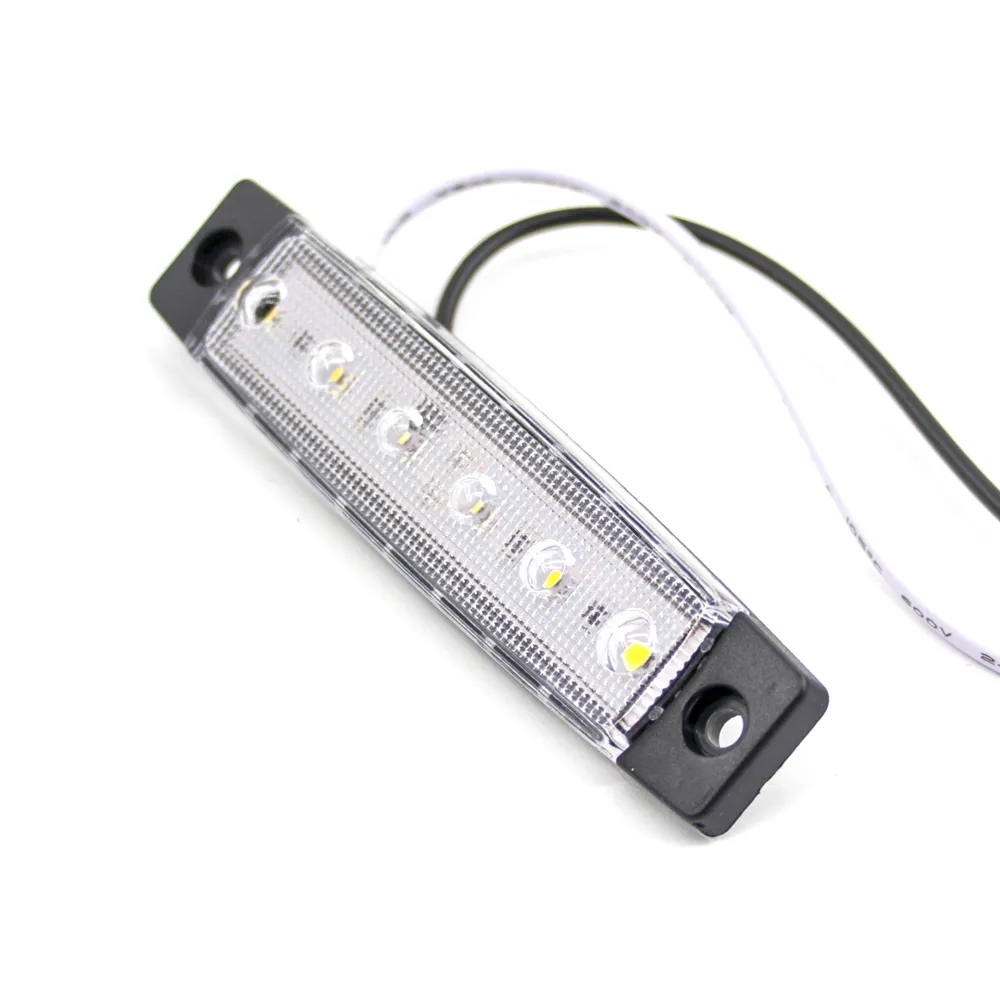 2/4/10Pcs 24LED 4" Amber Round LED Truck Trailer Turn Signal Tail Light Lamp – 24V