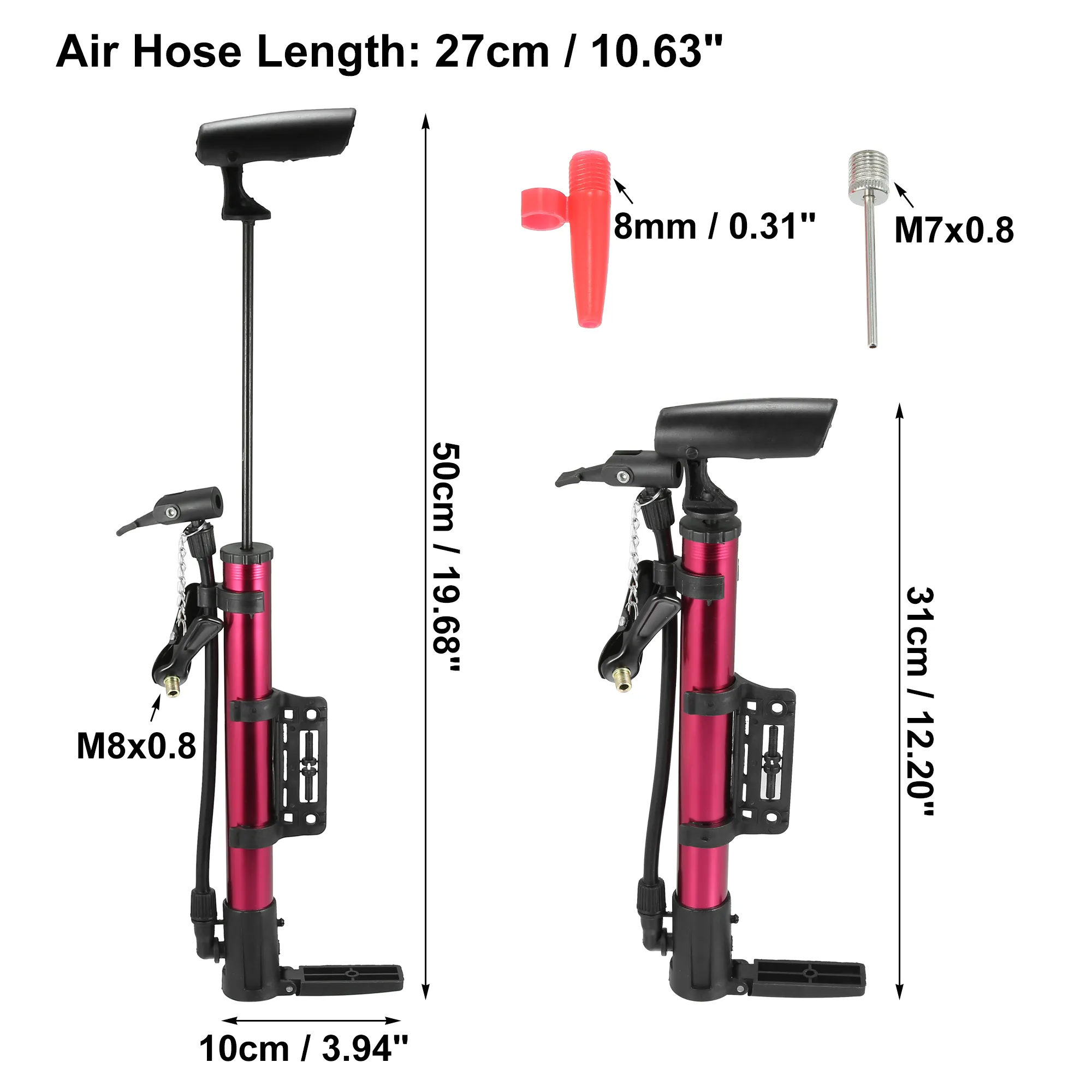 Mini Bike Pump Portable Bicycle Pump With Pressure Gauge Aluminum Alloy Road Cycling Pump MTB Schrader Presta Valve Handheld Tire Inflator For Mountain BMX Road Bikes From Homepro11 9.13 DHgate.Com