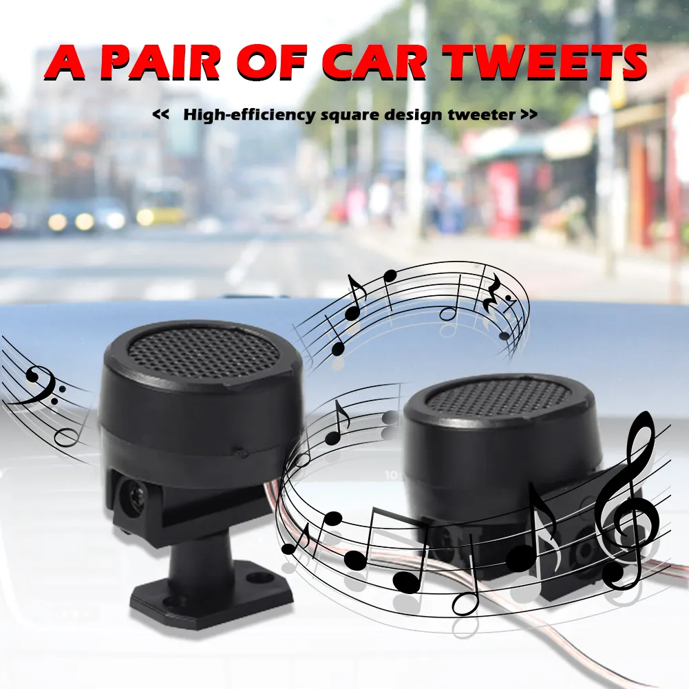 Car Speaker Audio 12V 500W Mini Tweeter 35mm 98dB Loudspeaker Compatible With Most Automobiles