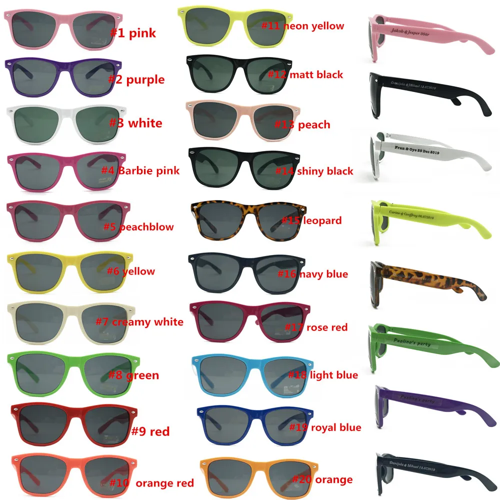 Plastic Wedding Party Sunglasses Souvenirs Bulk with Mix  display picture 1