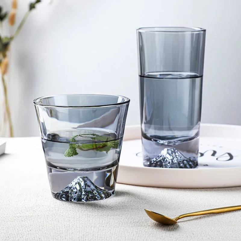【2個セット】Mountain Research Drinking Glass Amazon.com | Vintage Japanese style Mountain Whiskey Glass