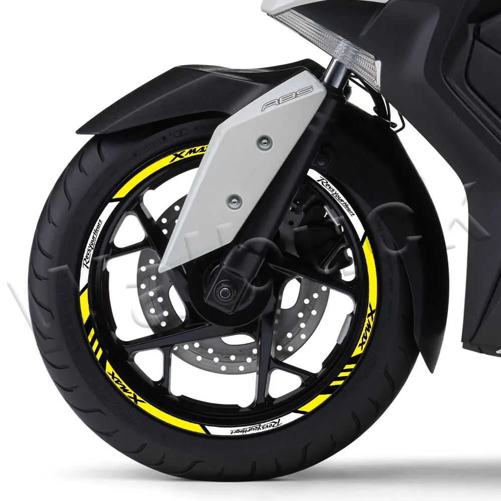 防水モーターサイクルホイールステッカーリムストライプテープ
