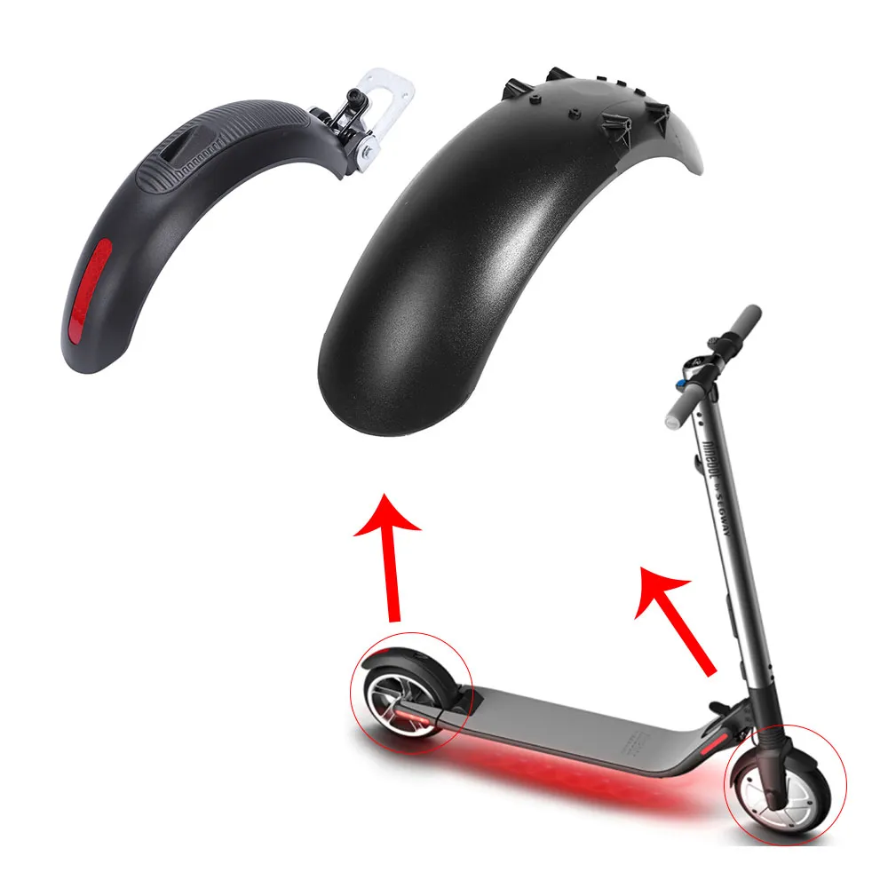 Avizar Garde-Boue Arrière pour Ninebot ES1 / ES2 / ES3 / ES4 avec Catadioptre Noir - Accessoires mobilité urbaine