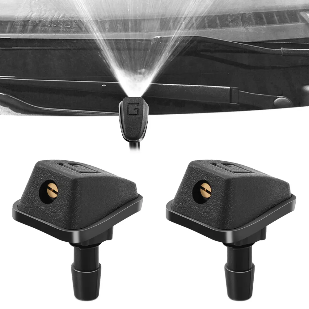 2pcs Auto Car Windscreen Washer Wiper Nozzle Spray Jet For Most Of Car Windshield Sprinkler I.432333252