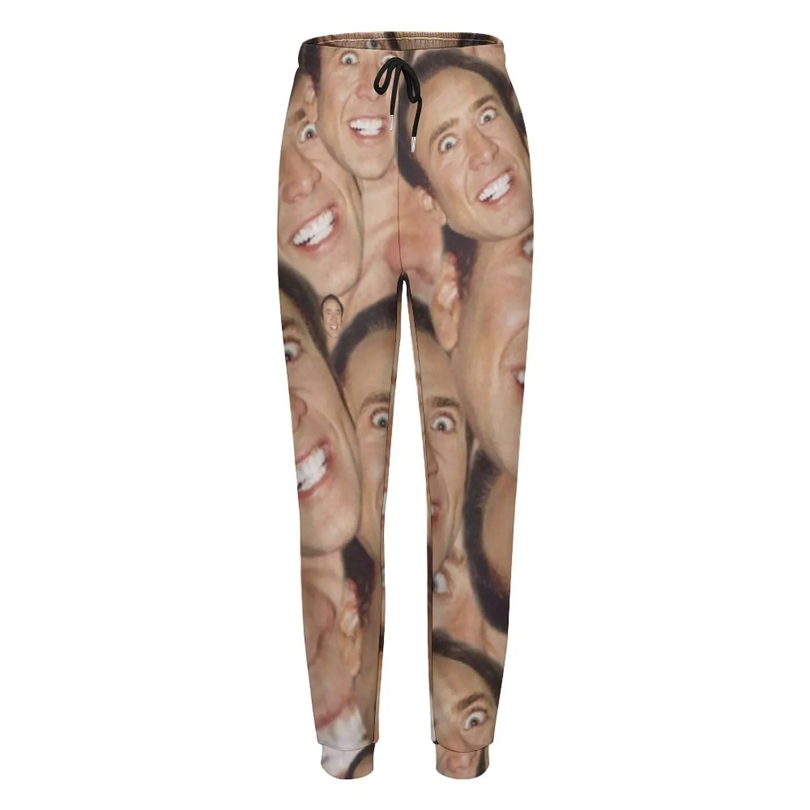 Nicolas Cage Kawaii Oversized Baggy Printed Pants Women With Funny Face Collage Autumn Graphic Streetwear Trousers For Women From Homepro8 21.09 DHgate.Com