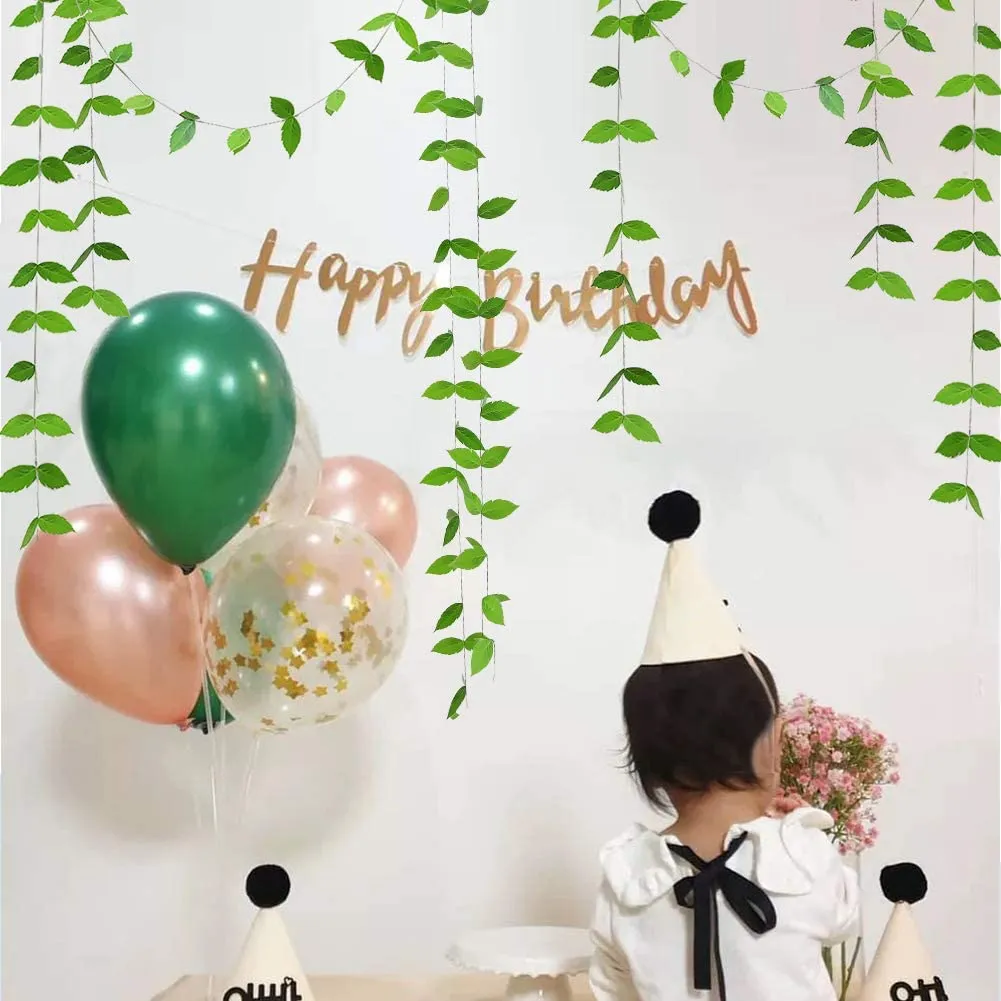 thumbnail image 2 of Green Paper Confetti Beach Jungle Birthday Party Jamaica 2 of 13