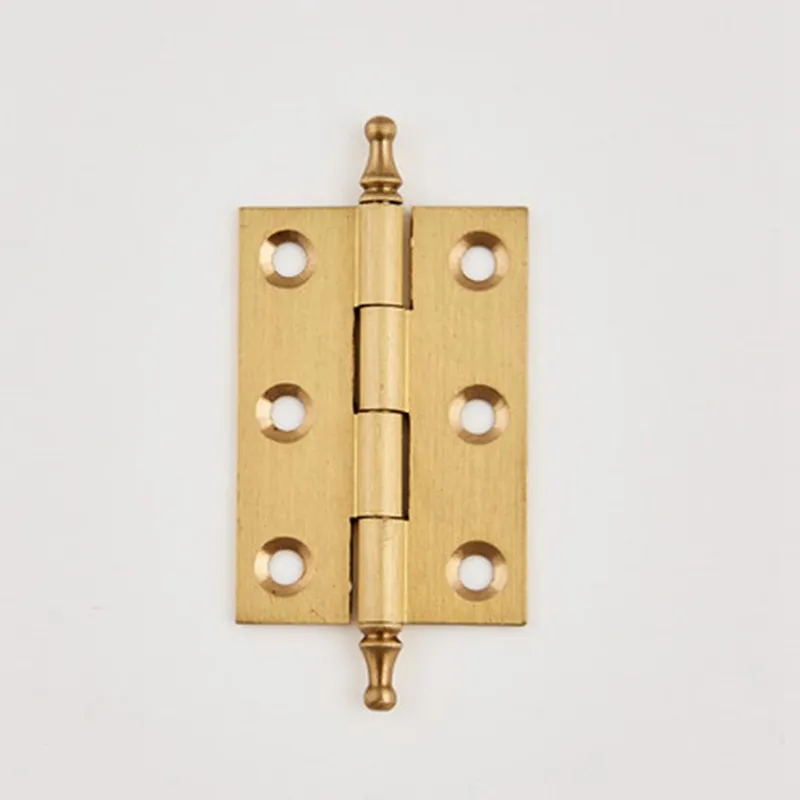 Decorative Antique Brass Cabinet Hinges Bronze Kitchen Cupboard Door Butt Hinges Vintage(3inch