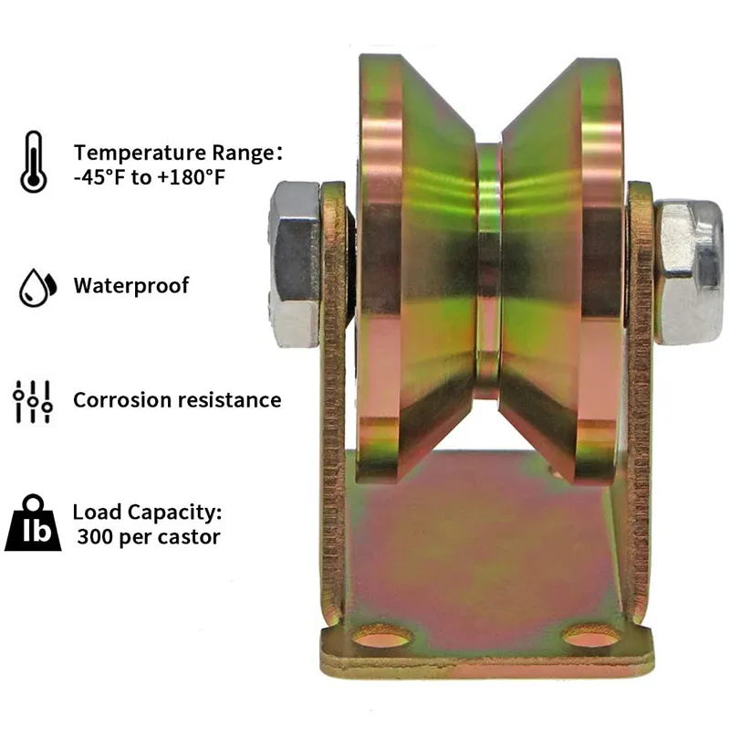 Heavy Duty 2 In 50mm V Groove Caster Wheel With... From Ddmydec, $54.16 ...