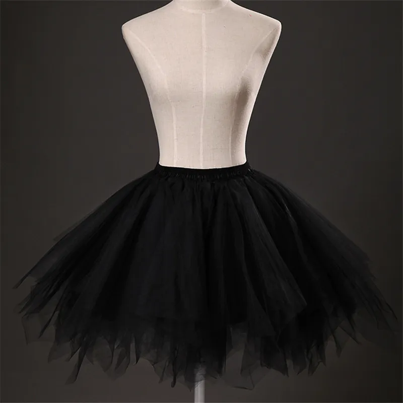 Women's Tulle Tutu Skirt - 3-Layer Vintage Bubble Skirt With Lining, Elastic Waist For Parties