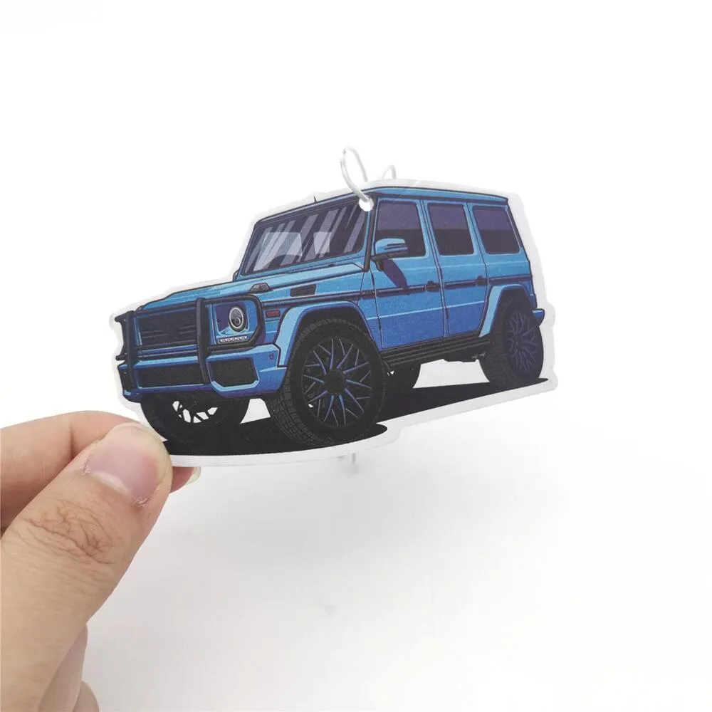 Solid Paper Car Air Freshener Hanging Perfume Pendant for Mercedes-Benz A/C  Vent Interior Decoration Accessories