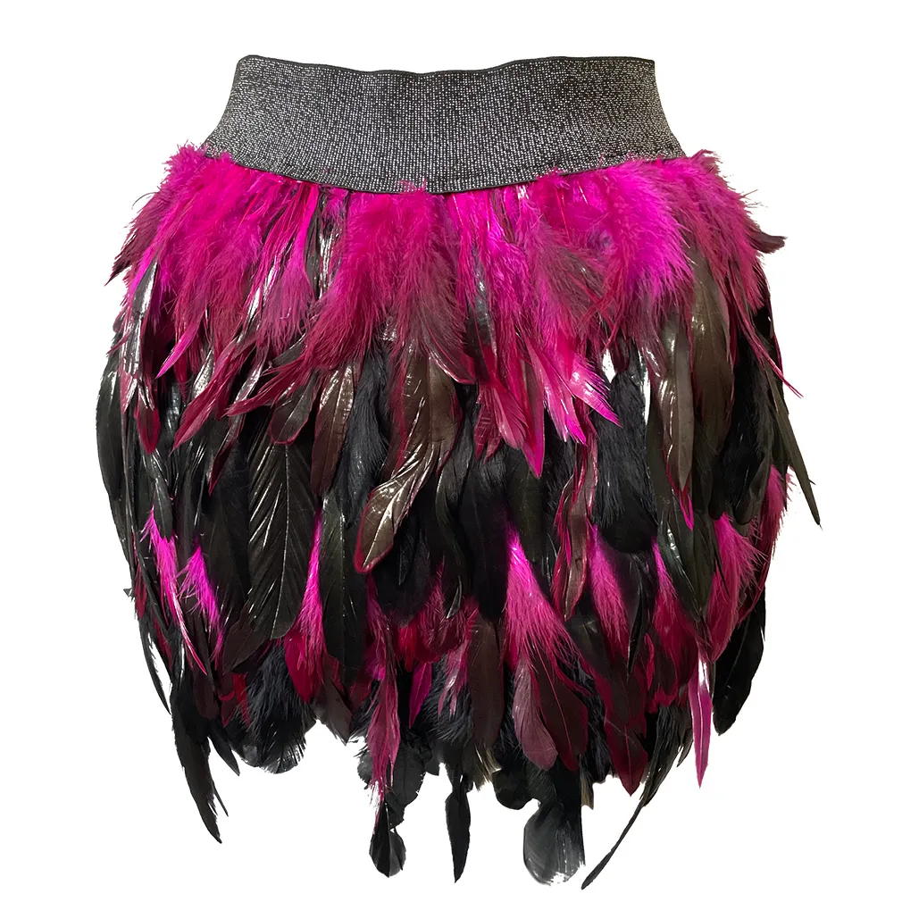 Feather skirt rave hotsell