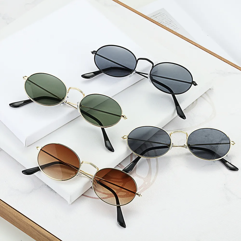 Celine Sunglasses Retro Oval Sunglasses For Women & Men  display picture 2