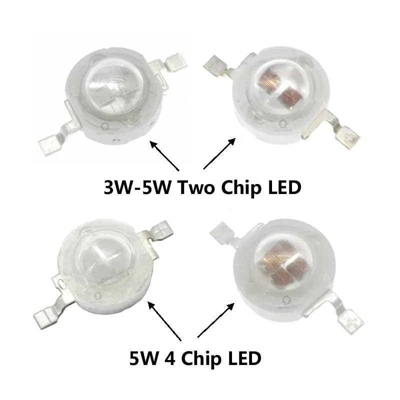 1W 3W 5W LED Plant Grow Light Chips Deep Red 660nm,... From 