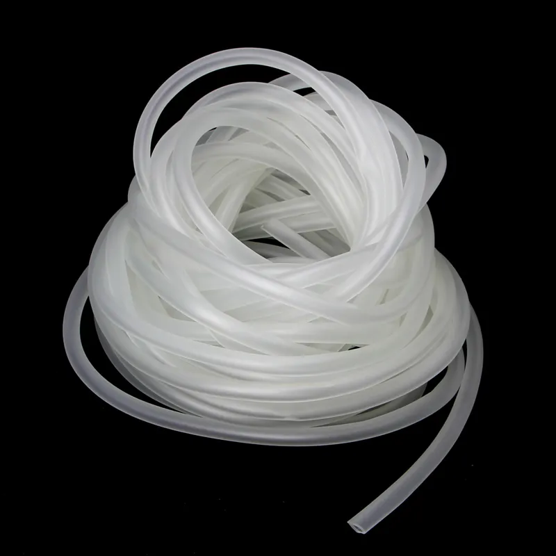 Aquarium Airline Tubing, 5m Aquarium Air Pump Tube Soft Silicone Acuarios Oxygen Hose For Fish Tank (Transparent