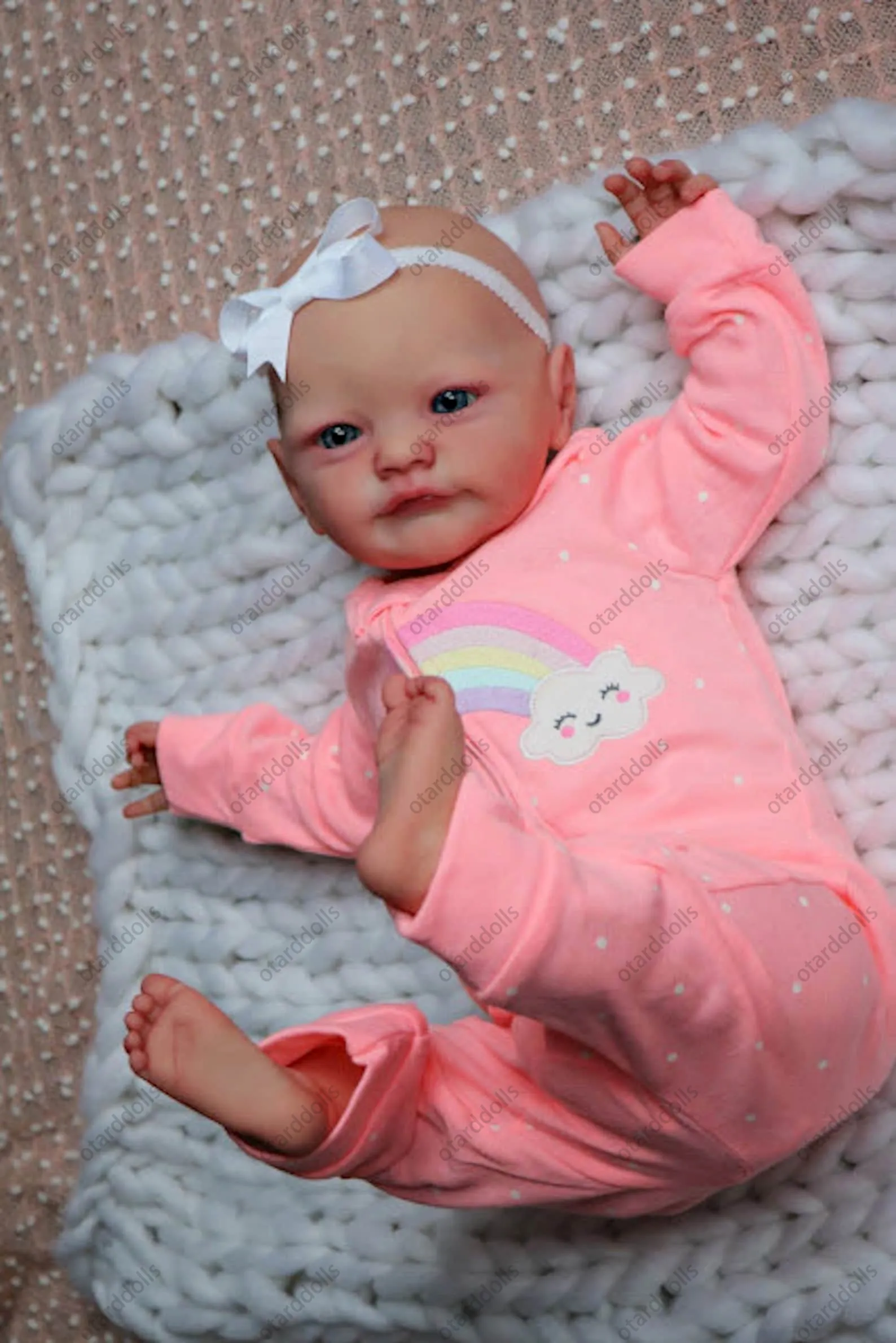 Tobiah Reborn Bebe 22 Inch Soft Vinyl Lifelike Reborn Baby Doll