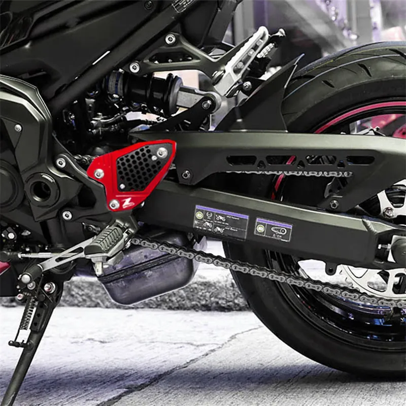 thumbnail image 2 of Kawasaki Z900 Heel Guards – Riders Footrest Boot Protectors – 2017-2025, Black 2 of 4
