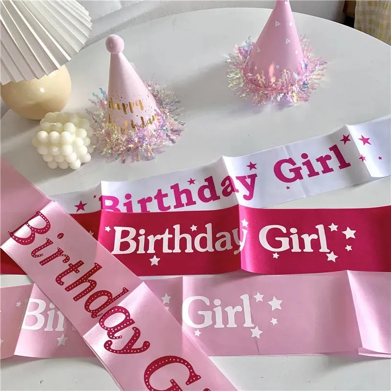 CIEHER Birthday Crown + Sash + Pearl Pin Set - Birthday Gifts & Decorations For Women, Alloy Jewelry 1 thumbnail image