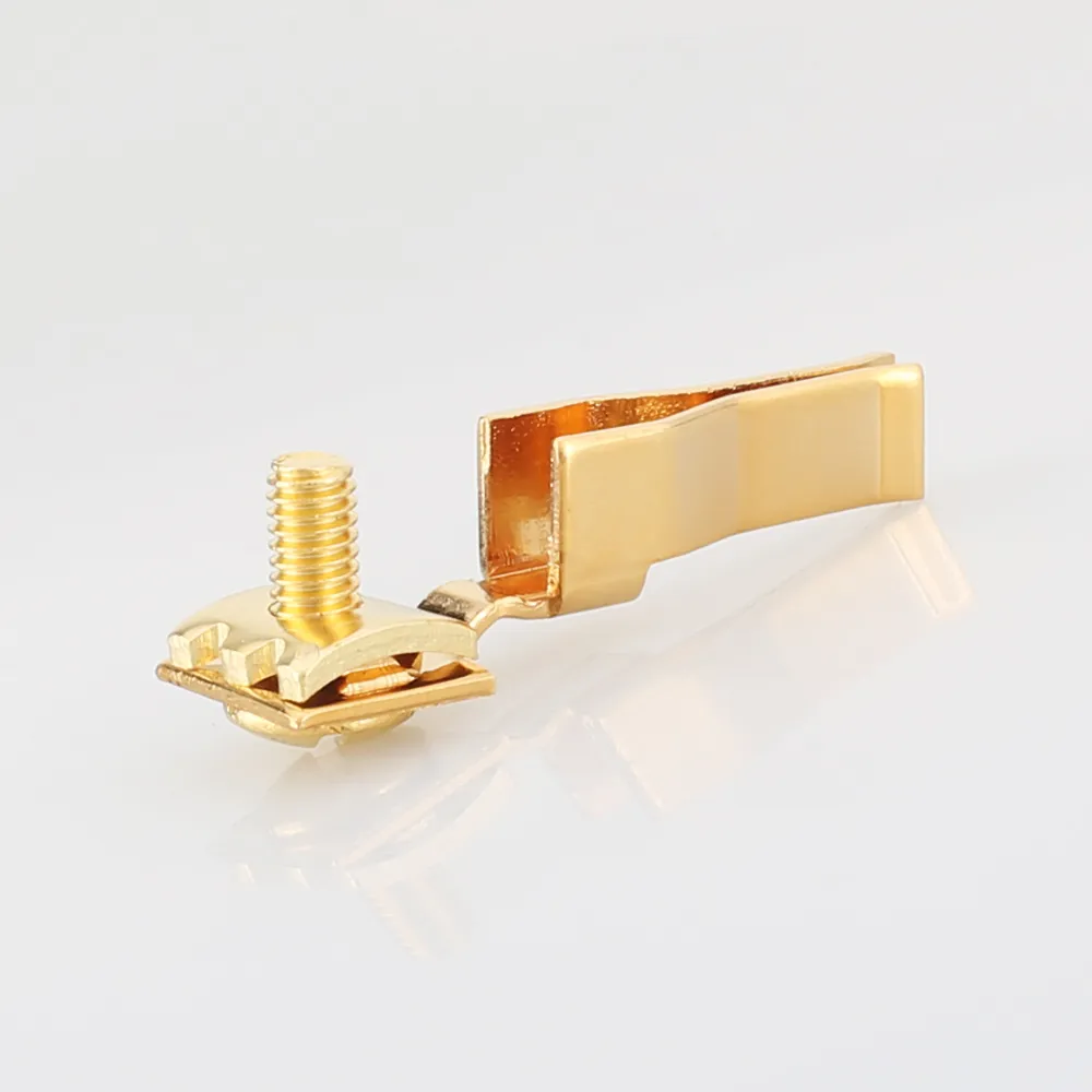 DIY C19 20A Gold Plated IEC Female Plug Connector For HiFi Audio Power Cables