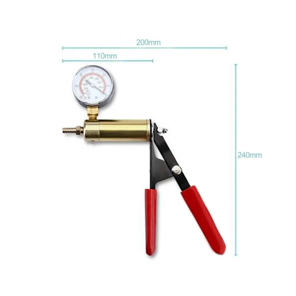 Gearzaar Hand Vacuum Pressure Pump Tester – Brake Fluid Bleeder & Bleeding Kit For Cars & Motorcycles
