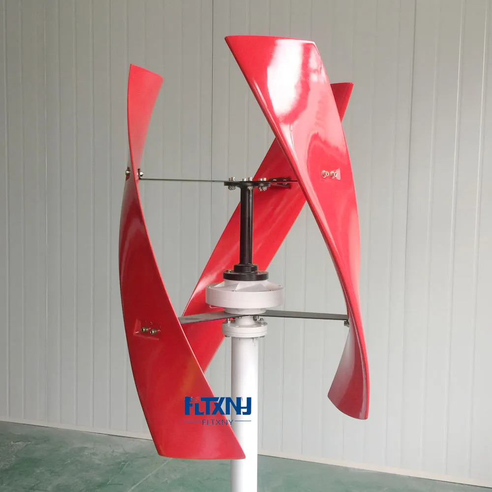 FLTXNY 10KW Vertical Axis Wind Turbine Generator 12V 24V 48V Maglev ...